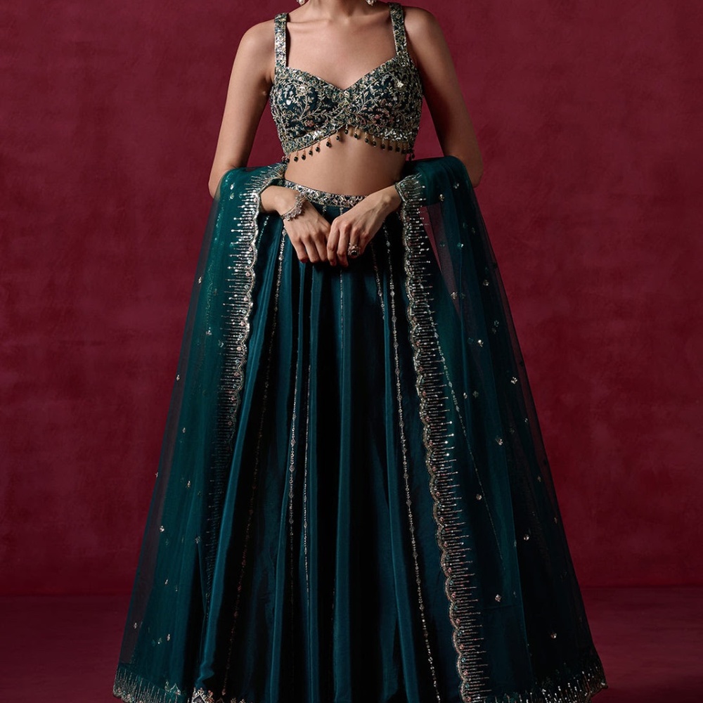 Gorgeous Green Lehenga